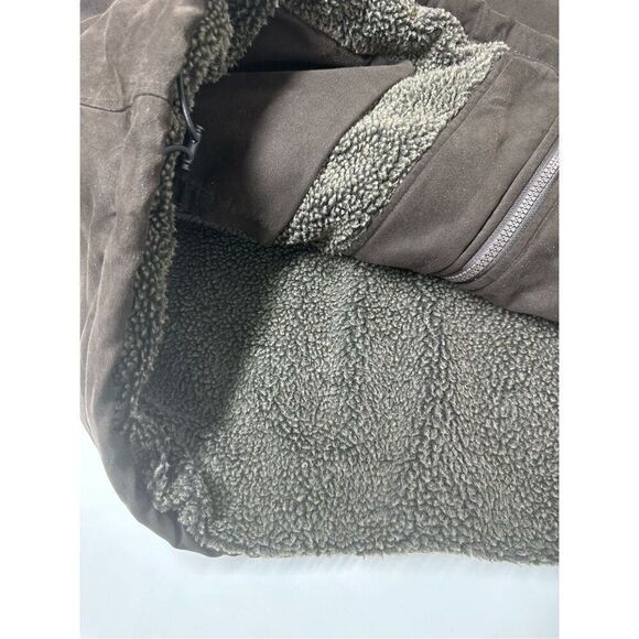 Vintage RAINFOREST Men’s Faux Shearling Lined Vest Size 3XL Brown - Picture 6 of 12